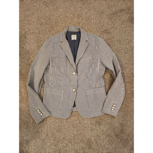 Kids Gap Blue White Stripe Academy Blazer Size 6